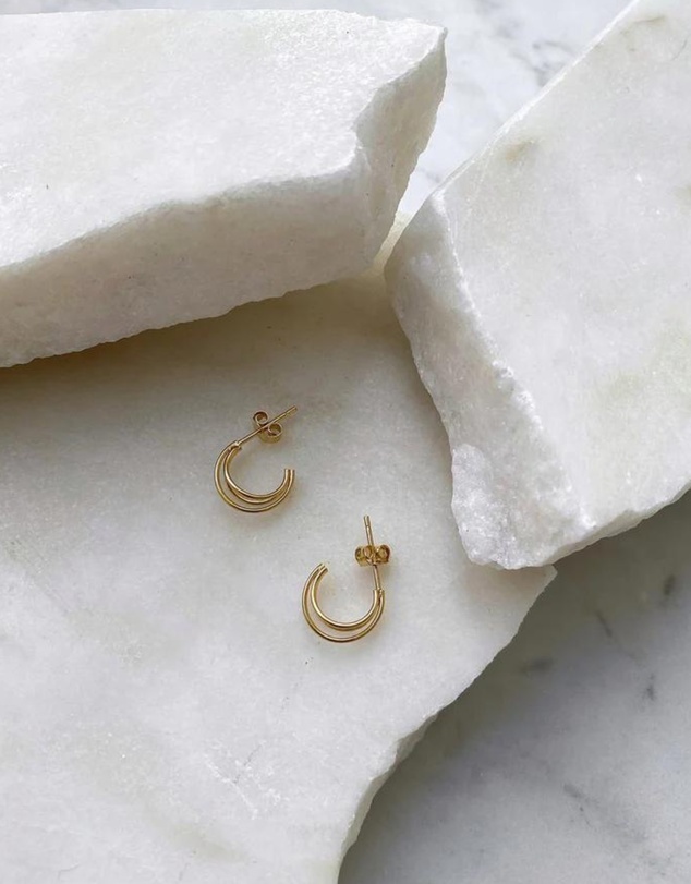 Ichu - Micro Hoops, Gold