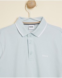 BOSS - Long Sleeve Polo - Kids-Teens