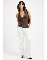 General Pants Co. Basics - Plunge Halter Top