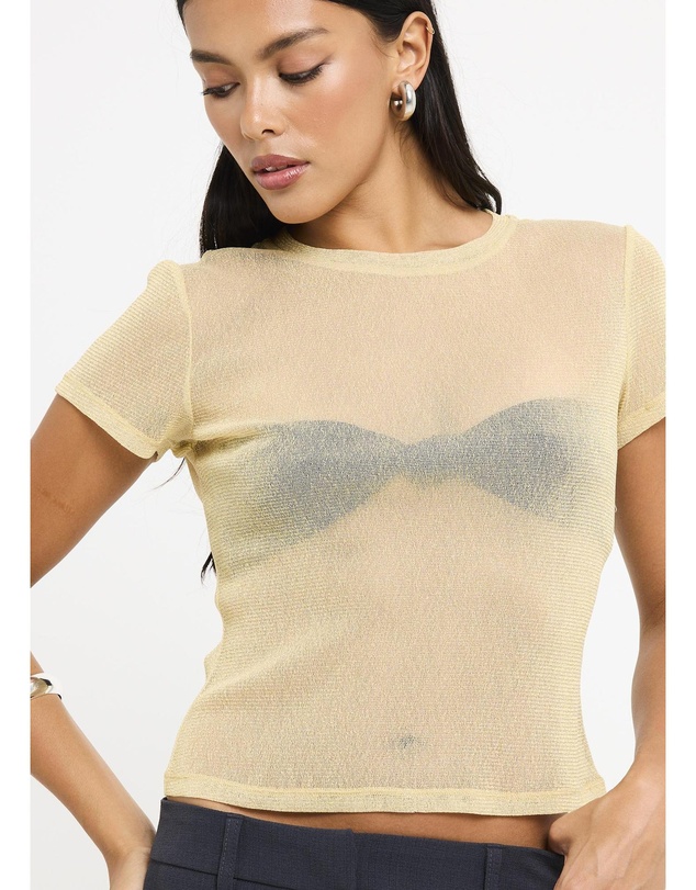 Alice In The Eve - Sydney Lurex Top