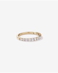 Michael Hill - 0.75 Carat TW Laboratory-Grown Diamond Wedding Band in 10kt Yellow Gold