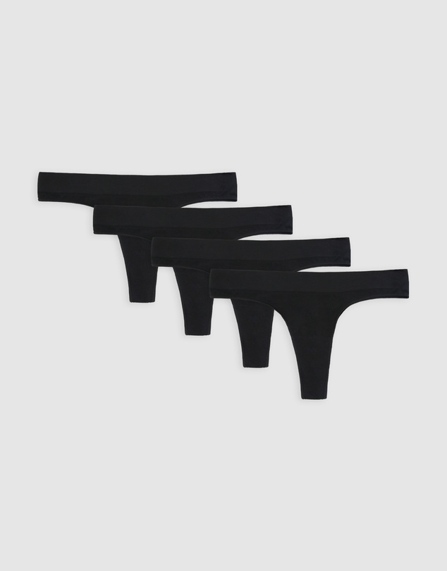 Ambra - 4 Pack Bare Essentials Recycled Nylon G String