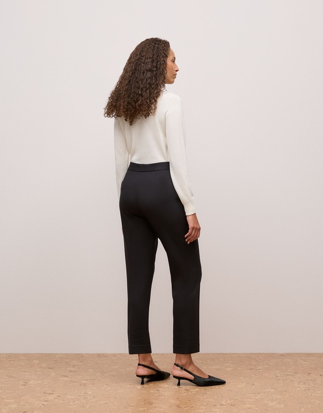 Trenery - Ponte Tailored Slim Pant in Black
