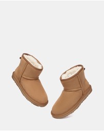 EVERAU - EverAU Ugg Mini Classic Suede Cow Suede Upper UGG Boots