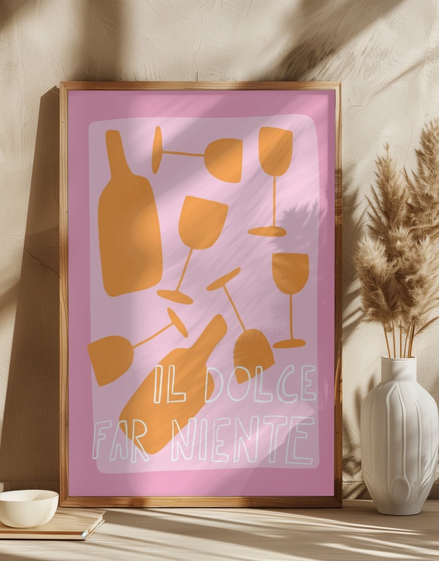 Olive et Oriel - Elegant Leisure Vibes by Athene Fritsch Art Print