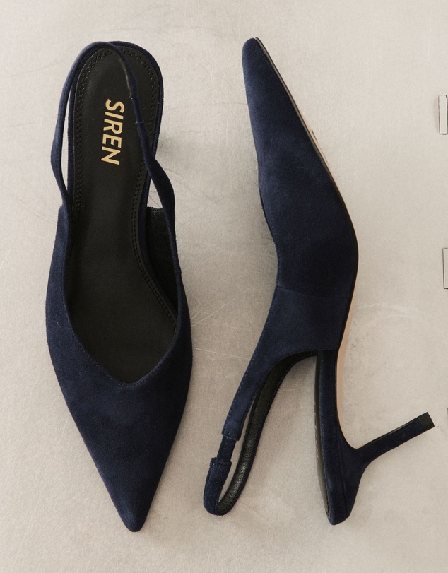 Siren - Yory Slingback Kitten Heels