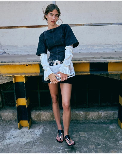 Laagam - Rosette Short Dress