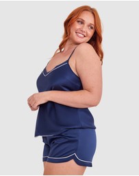 Bras N Things - Liquid Satin Cami - Navy