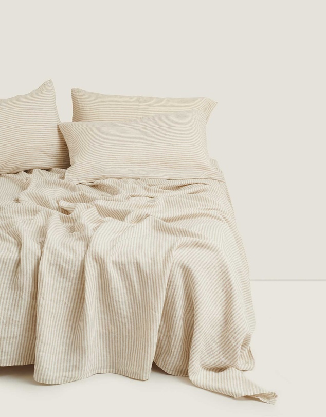 Carlotta + Gee - 100% Linen Flat Sheet
