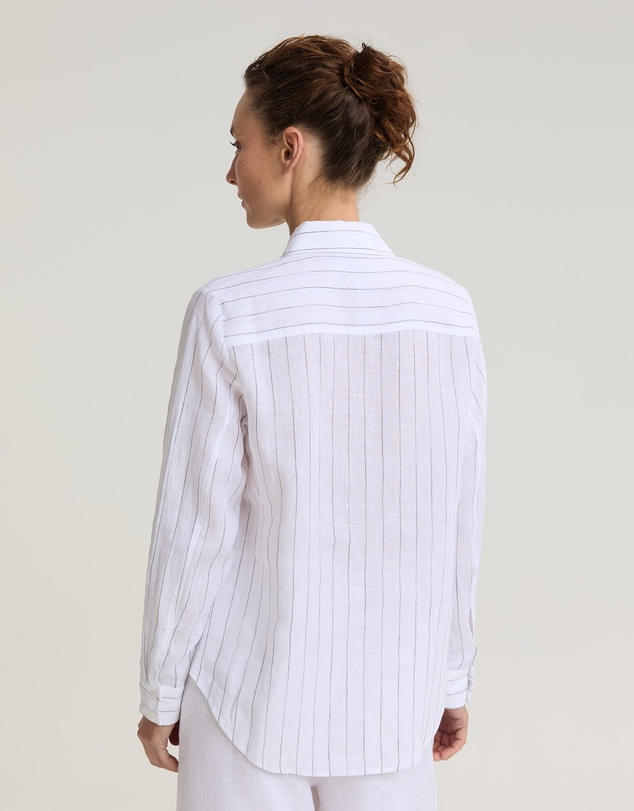 Sportscraft - Dahlia Stripe Linen Shirt