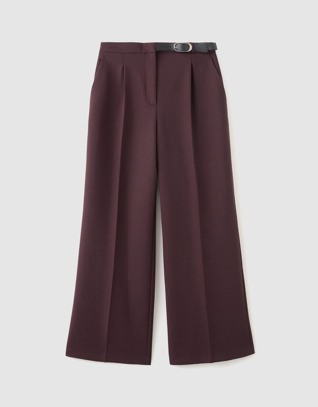 M.N.G - Belt Straight-Fit Trousers