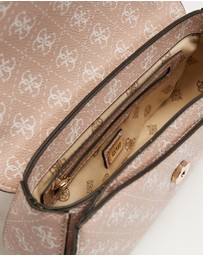 GUESS - Daryna Convertible Crossbody Flap Logo Bag