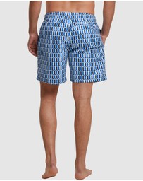 Urban Classics - Pattern Swim Shorts