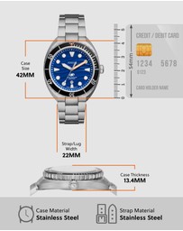 Fossil - Breaker Silver Analogue Watch