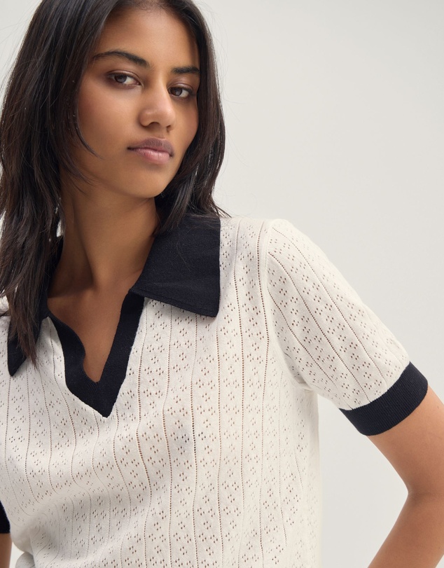 Oxford - Aimee Pointelle Polo