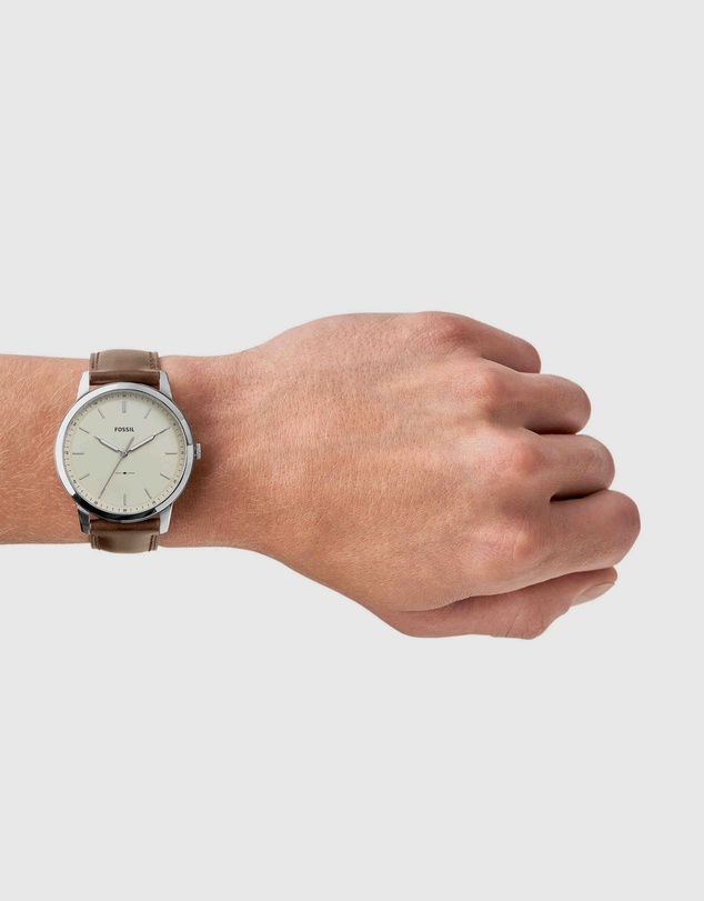 Fossil - The Minimalist 3H Brown Analogue Watch