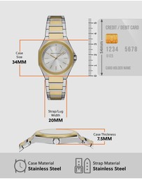 Armani Exchange - Two Tone Analogue Watch