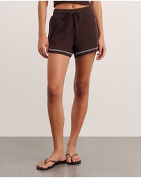 Jag - Celina Blanket Stitch Short