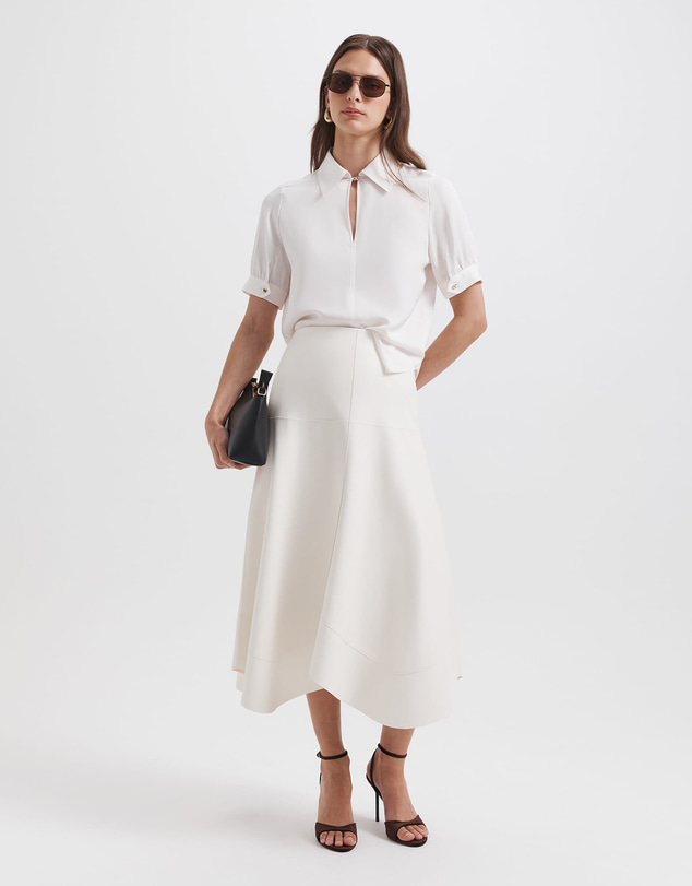 SABA - Sadie Silk Short Sleeve Blouse