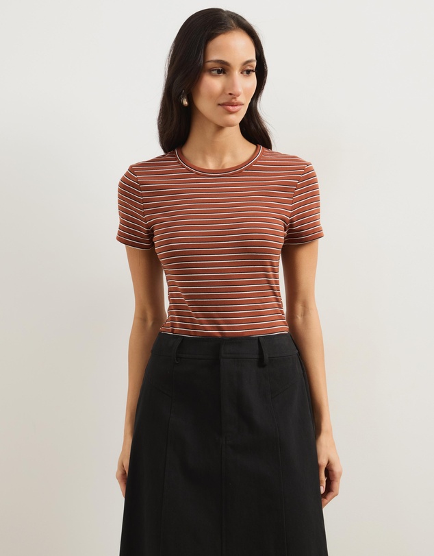 Atmos&Here - Layla Short Sleeve Stripe Tee