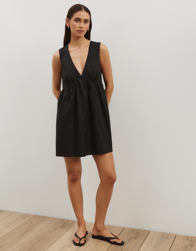 Atmos&Here - Louisa V-Neck Mini Dress