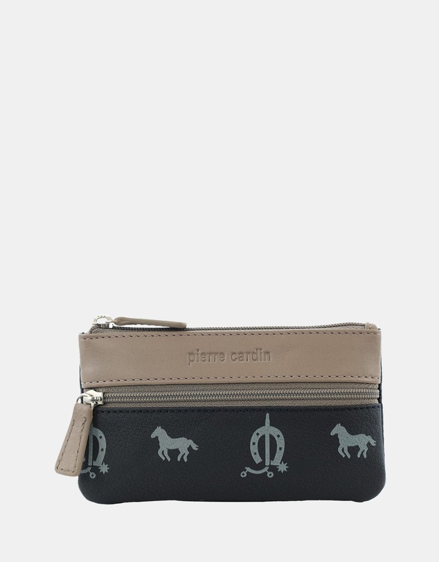 Pierre Cardin - Pierre Cardin Leather Coin Purse/Key Holder