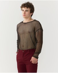 Justin Cassin - Troye Mesh Tee Top