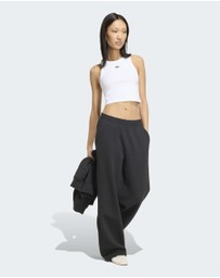 adidas Originals - ESSENTIALS WIDE LEG PANT FLEECE Womens