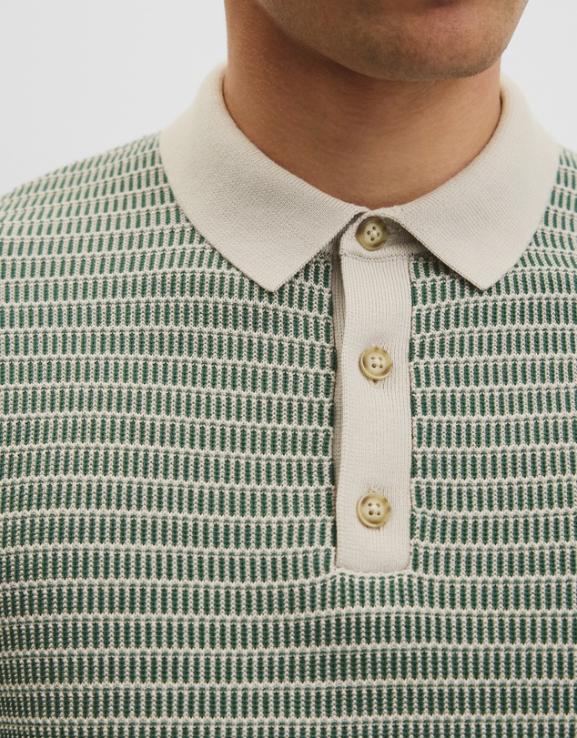 Country Road - Australian Cotton Textured Knit Polo