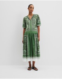 Country Road - Scarf Print Maxi Dress