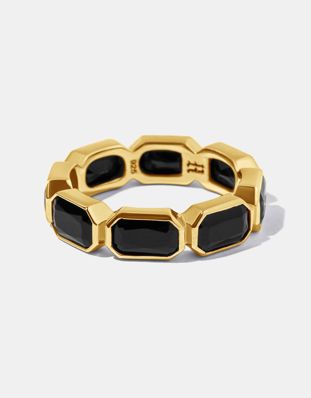 Rawninety - Haven Onyx Ring Gold