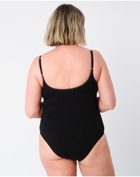UNE PIECE - Crinkle Cut Scoop Maillot One Piece Swimsuit