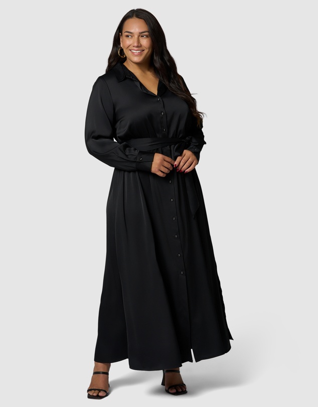 Something 4 Olivia - Lesley Satin Maxi Dress