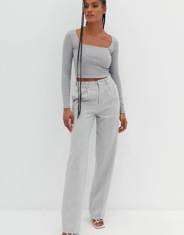 Style Addict - Crop Square Neck Top
