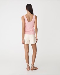 Forcast - Heidi V-Neck Knit Tank