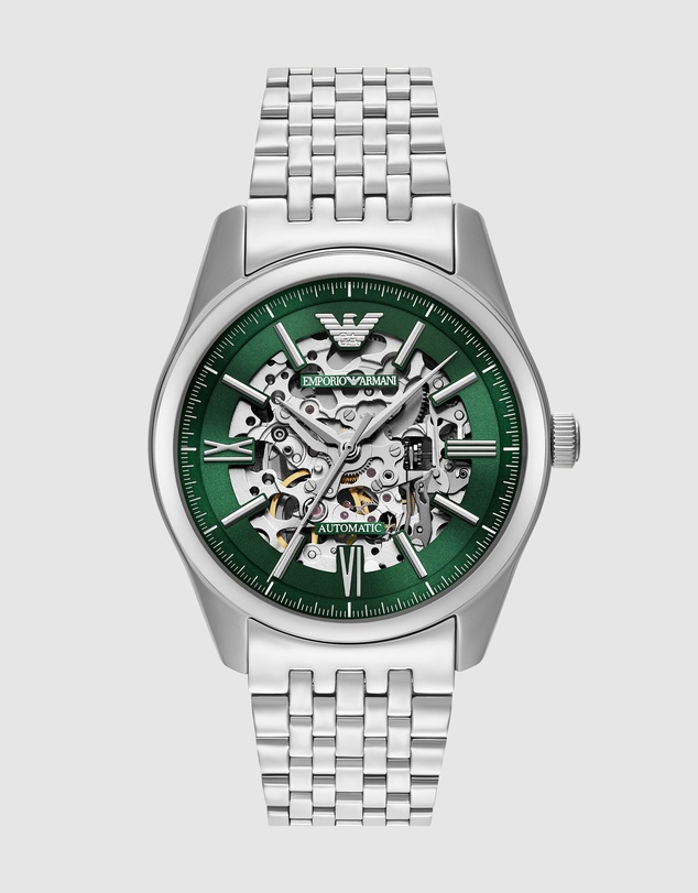 Emporio Armani - Silver Tone Analogue Watch