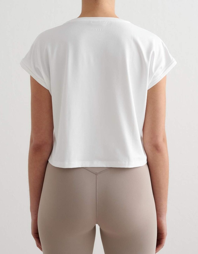 Aim'n - Soft Basic Roll-Sleeve Top