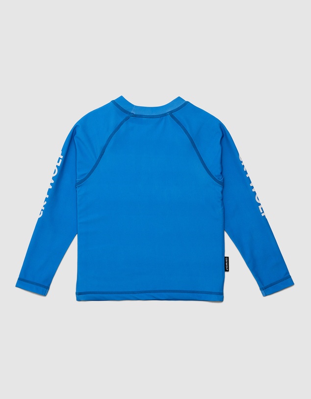 Crywolf - LONG SLEEVE RASH VEST Deep Sea Blue