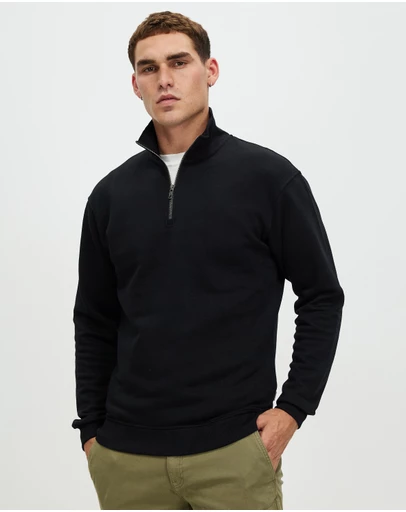 Jack & Jones - Bradley Half Zip Sweat