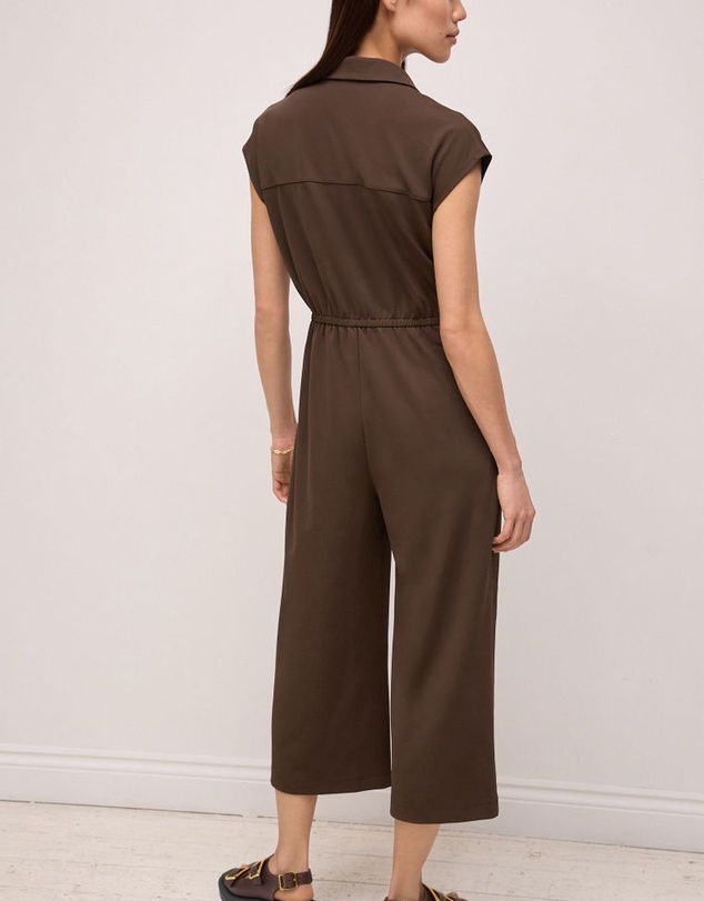 NEXT - Corset Detail Short Sleeve Jumpsuit