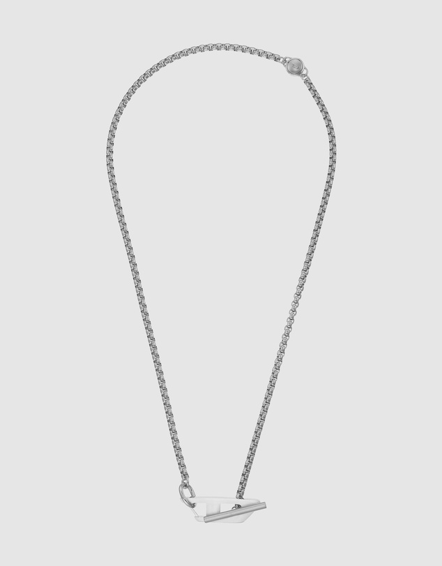 Diesel - Steel Silver Tone Necklace