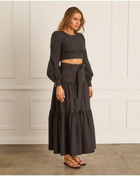 Heaven Australia - Ink Tia Maxi Skirt