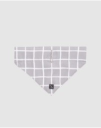 Mog & Bone - Dog Bandana - Grey Check Print