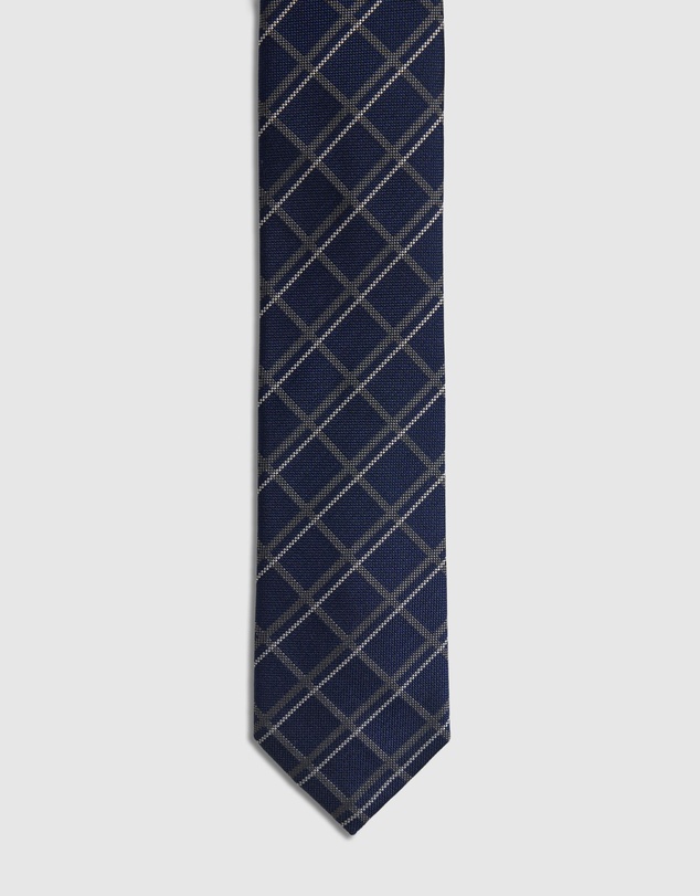 Oxford - Malcolm Check 7Cm Silk Tie