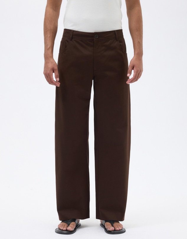 AERE - Cotton Twill Wide Trousers