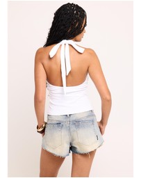 General Pants Co. Basics - Plunge Halter Top