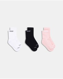 Lorna Jane - 3-Pack LJ Quarter Crew Socks