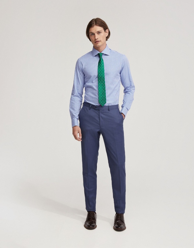 Oxford - Trafalgar French Cuff Checked Shirt