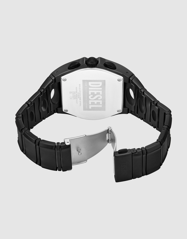 Diesel - D-Curve Black Chronograph Watches