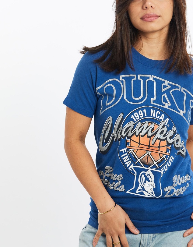 Vintage by The Real Deal - Pre Loved - Vintage 1991 NCAA Duke Blue Devils Tee